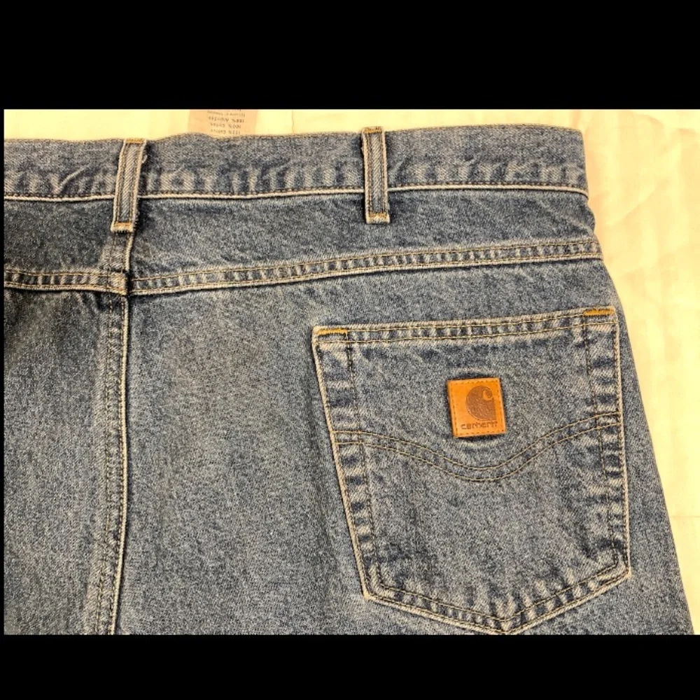 Vintage Carhartt Work Jeans Mens 40x30 Relaxed Fit B17 DST Thrashed Distressed